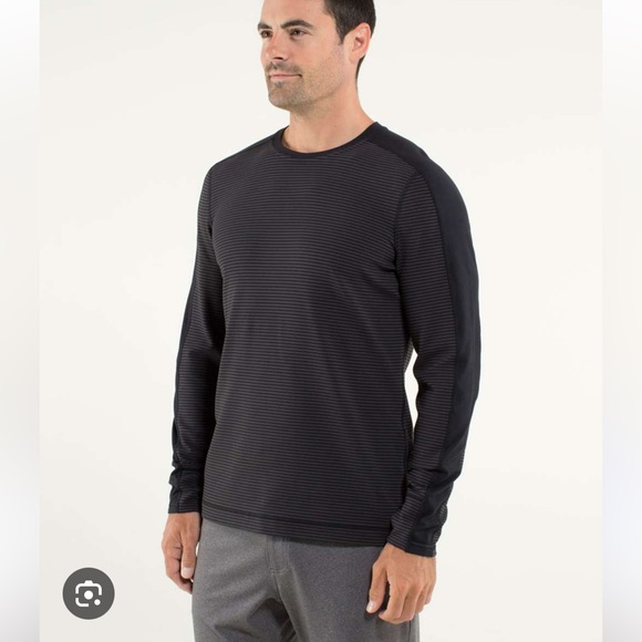 lululemon athletica Other - Lululemon velocity, long sleeve hyper stripe shirt